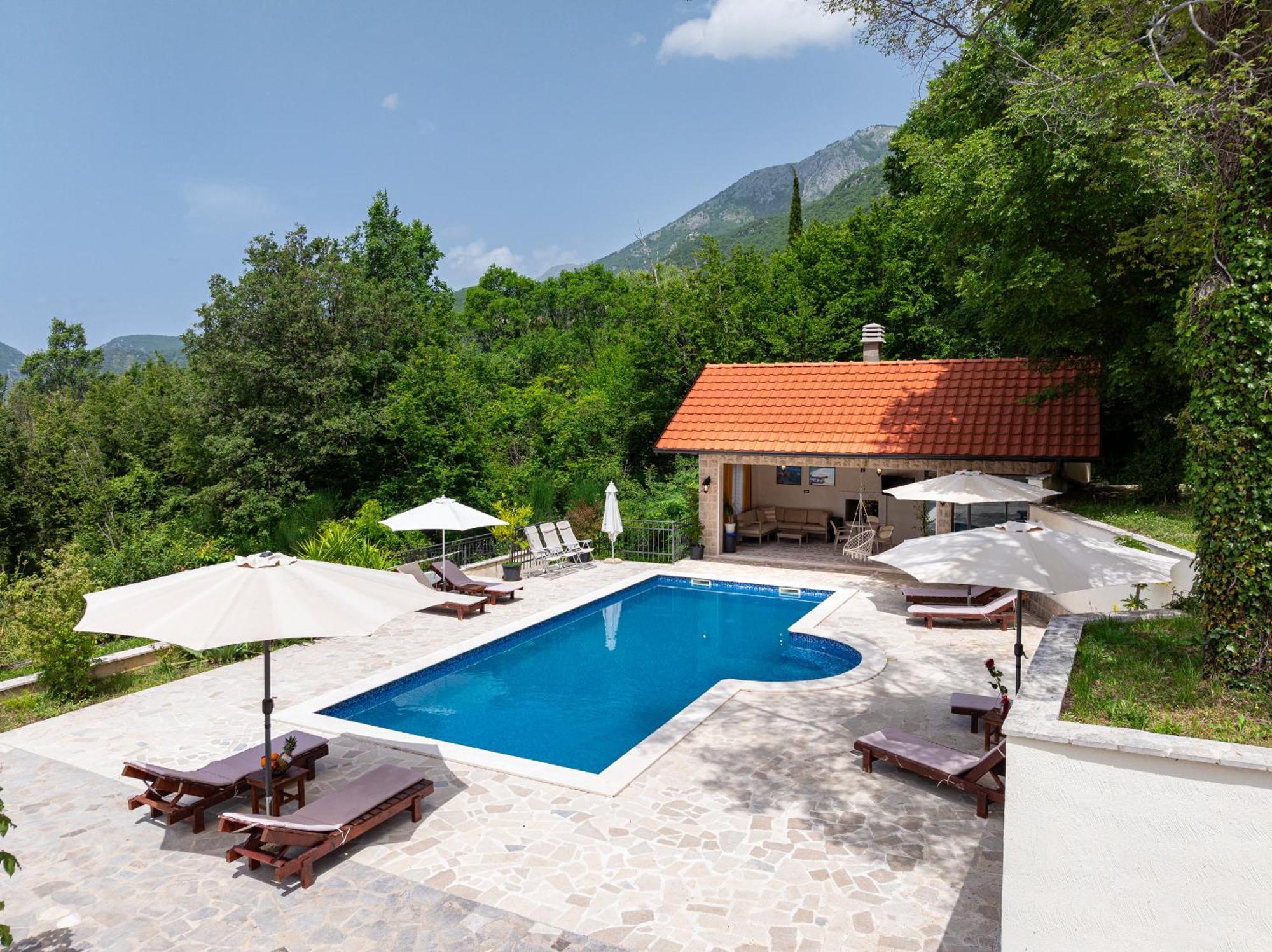 Sunset & Sunrise Villas In Stanisici-Two Villas With Common Pool Будва Екстер'єр фото