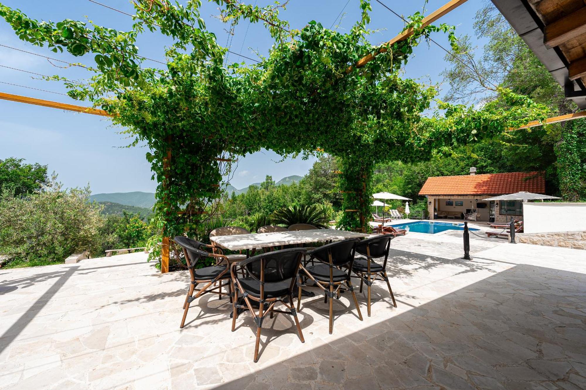 Sunset & Sunrise Villas In Stanisici-Two Villas With Common Pool Будва Екстер'єр фото